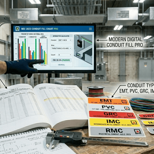 The Conduit Fill Formula Explained: How to Calculate It by Hand
